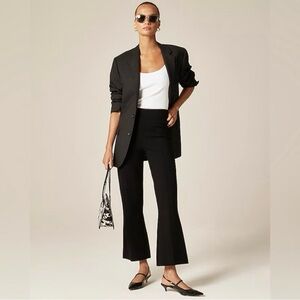 NWT J. Crew Delaney Kickout Sweater Pant Black